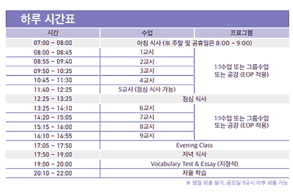 CG 시간표