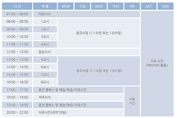 시간표